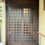玄関サッシ取替